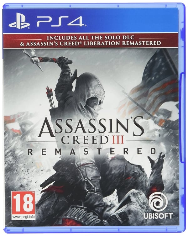 Assassin's Creed III Remastered & Liberation Remastered PS4 (Sony Playstation 4) Brand New