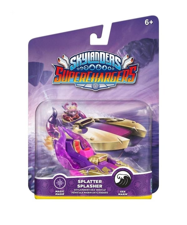 Skylanders SuperChargers Vehicle Splatter Splasher (PS4 (Not Machine Spacific) Brand New