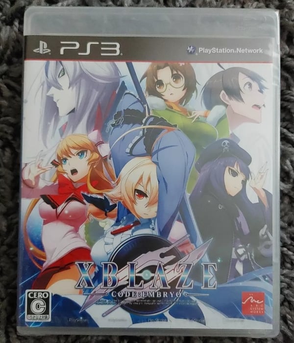 XBLAZE CODE:EMBRYO Japanese Playstation 3 Brand New