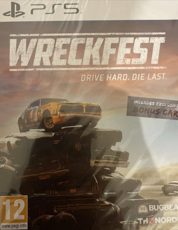 Wreckfest: Drive Hard Die Last Ps5 Never Opened Brand New