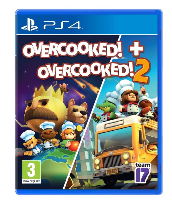 Overcooked + Overcooked 2 (PS4) Brand New