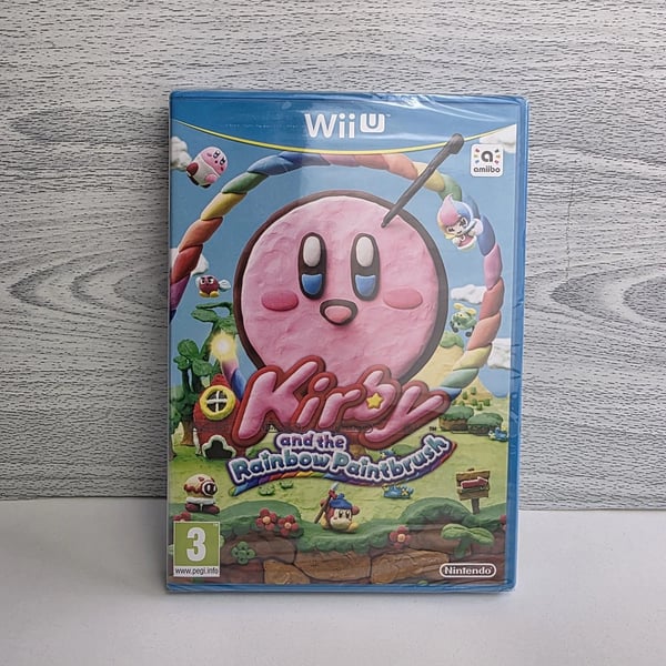 Kirby and The Rainbow Paintbrush Nintendo Wii U Video Game Brand New