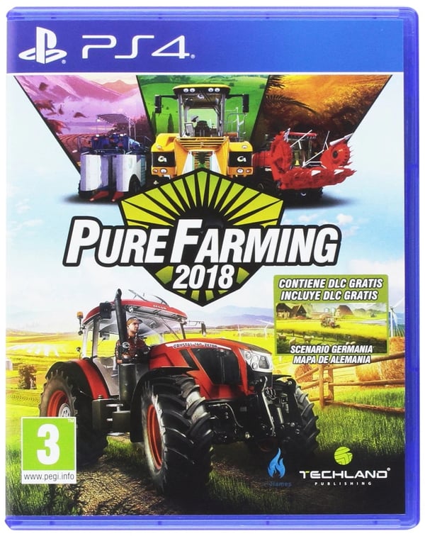 Pure Farming 2018 PlaySt (Sony Playstation 4 Windows 7 Windows Vista Windows XP) Brand New