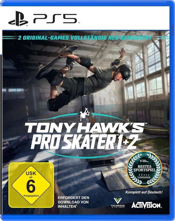 TONY HAWKS PRO SKATER 1 & 2 PS5 GAME Brand New