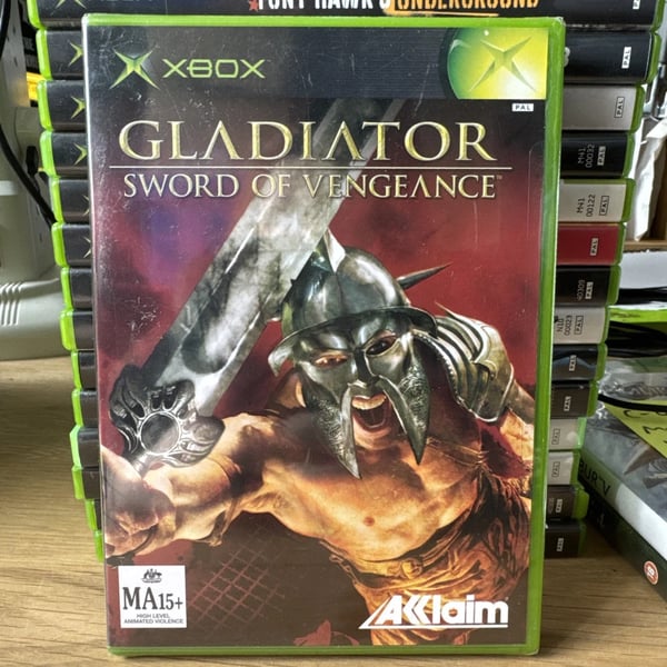 Gladiator Sword Of Vengeance Xbox Original Complete PAL Brand New