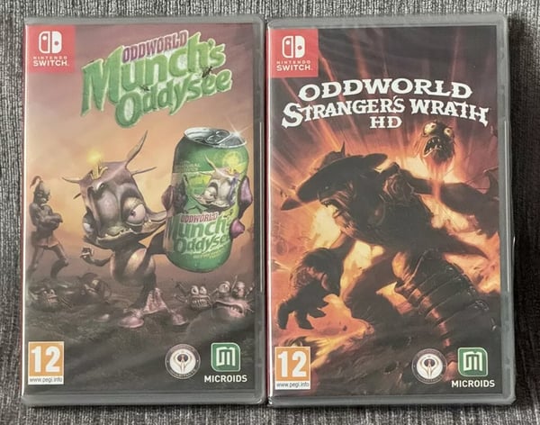 Oddworld: Munch's Oddysee & Strangers Wrath Brand New