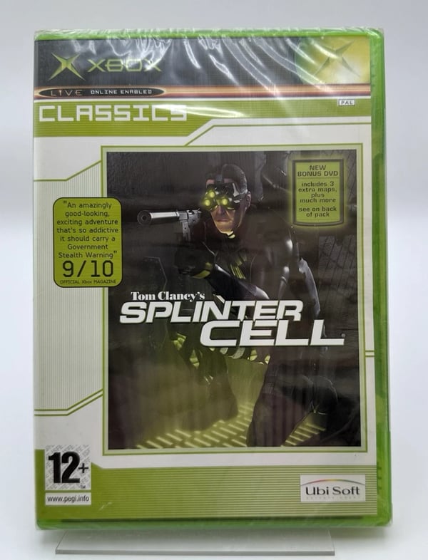 Xbox Classics Tom Clancys Splinter Cell Pal Brand New