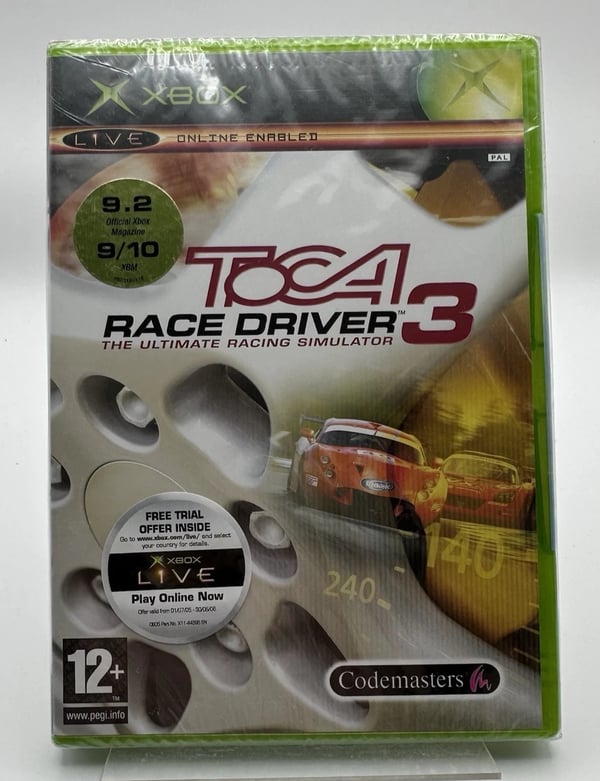Xbox Toca Race Driver 3 Pal Brand New