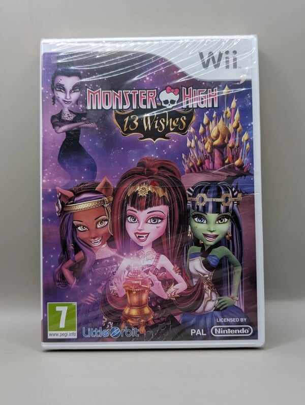 Monster High: 13 Wishes Nintendo Wii 2013 Brand New
