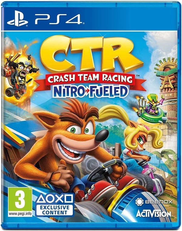 CRASH TEAM RACING NITRO FUELED PS4 GAME Brand New