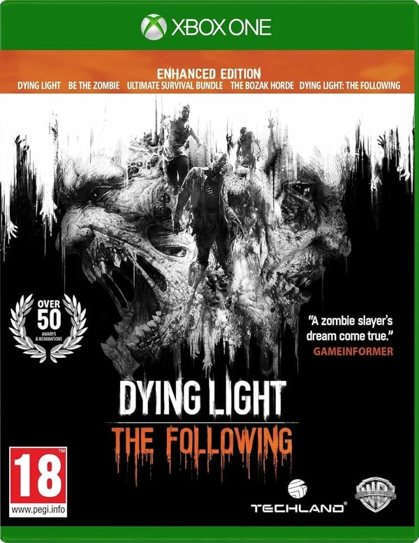 Dying Light The Following Enhanced Edition Xbox One Survival Horror Video Game Brand New
