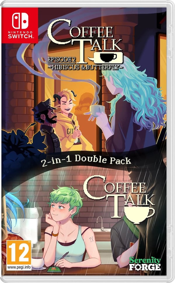 Coffee Talk 1 + 2 (Double Pack) Nintendo Switch (Nintendo Switch) Brand New