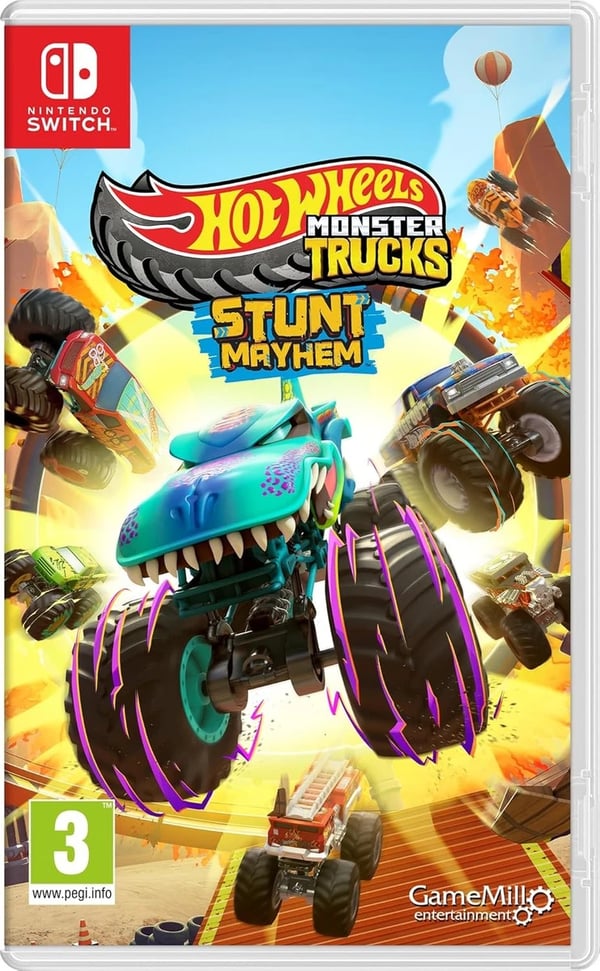 Hot Wheels Monster Trucks: Stunt Mayhem TM (Switch) Brand New