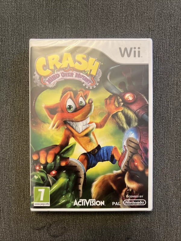 Crash Bandicoot: Mind Over Mutant Nintendo Wii Brand New