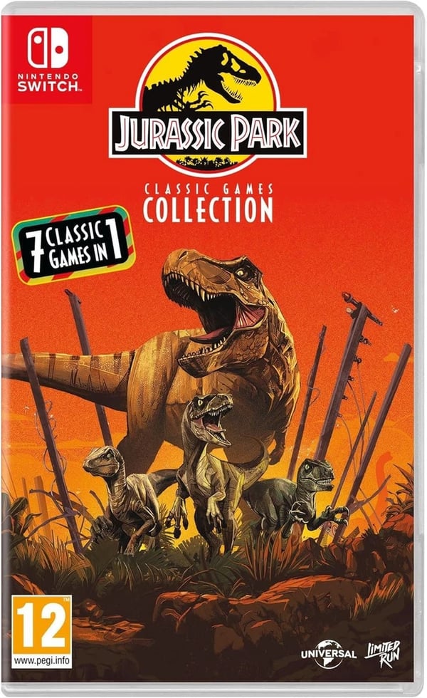 JURASSIC PARK CLASSIC GAMES COLLECTION SWITCH GAME Brand New