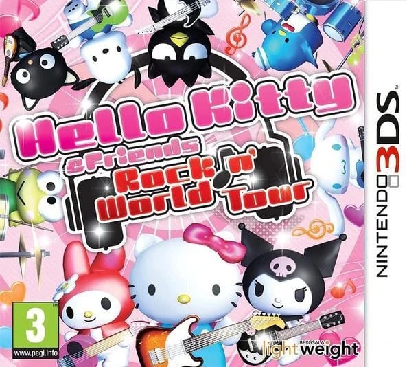 HELLO KITTY ANDÃ¯½FRIENDS ROCKIN WORLD TOUR 3DS GAME Brand New