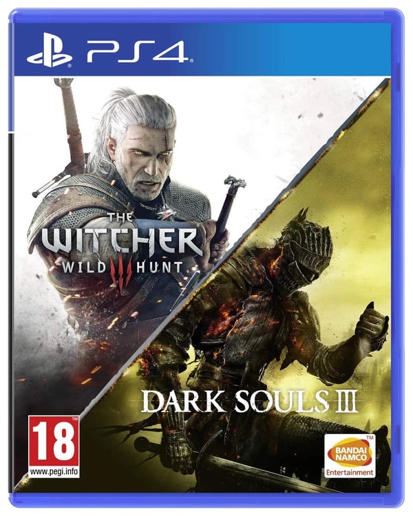Dark Souls III & The Witcher 3 Wild Hunt Compilation (PS4) (Sony Playstation 4) Brand New