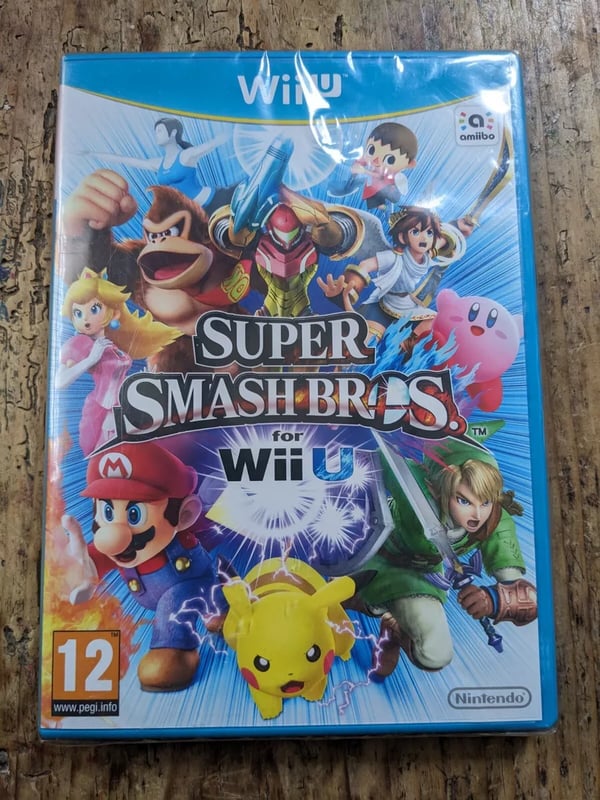 Super Smash Bros (Nintendo Wii U 2014) Brand New