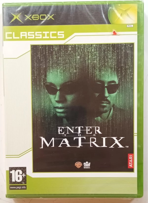 ENTER THE MATRIX XBOX CLASSICS GAME & Microsoft spine PAL ORIGINAL Brand New