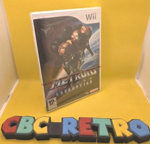 Metroid Prime 3 Corruption Nintendo Wii No Wrips Post Brand New
