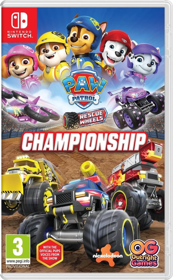PAW Patrol Rescue Wheels : Championship (Nintendo Switch) (PRESALE 31/10/2025) Brand New