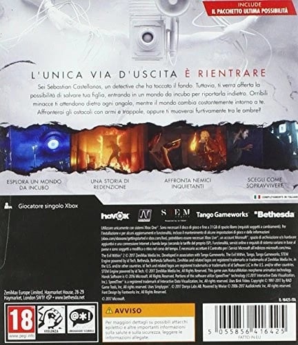 Xbox One The Evil Within 2 [PAL EU NO NTSC] Brand New