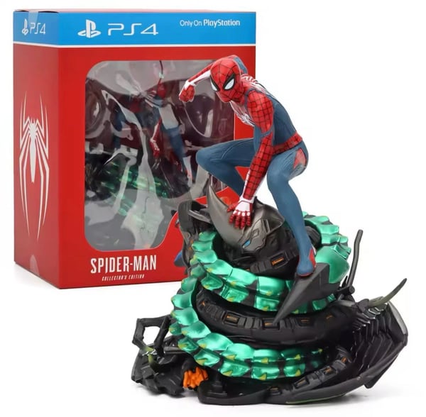 Avengers Marvel SpiderMan PS4 Super Hero Toy Statue Action Figure Model 19cm Brand New