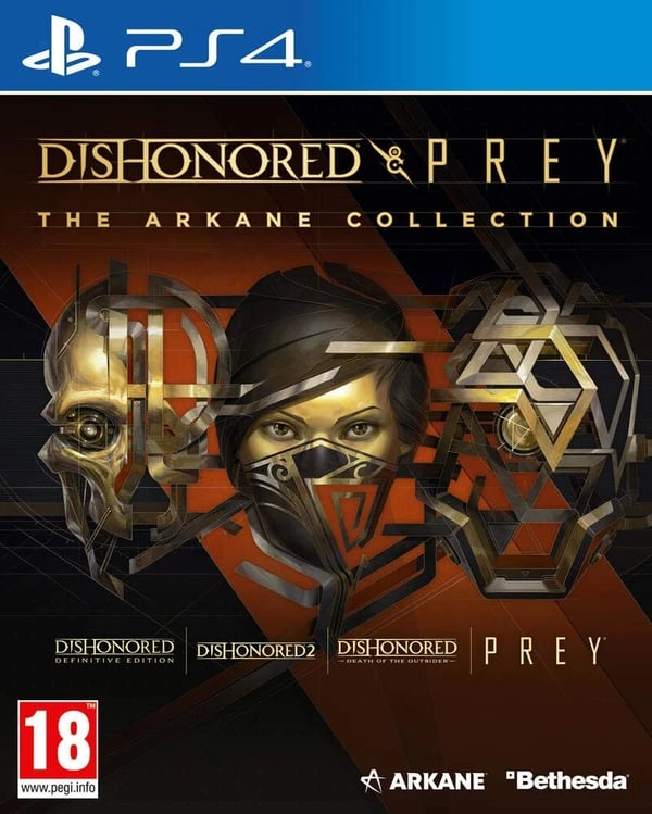 Dishonored & Prey Arkane Collection (Playstation 4) (Sony Playstation 4) Brand New