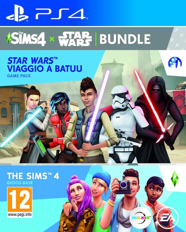 The Sims 4 Plus Star Wars Bundle PlayStation 4 PlayStat (Sony Playstation 4) Brand New