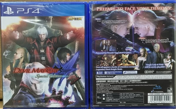 Devil May Cry 4 Special Edition PS4 Japan Import Brand New Devil May Cry 4 Special Edition PS4 Japan Import Brand New