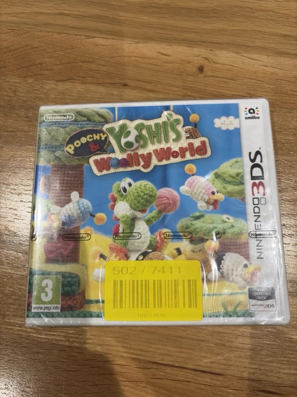Poochy and Yoshi's Woolly World 3DS game Nintendo Brand New Poochy and Yoshi's Woolly World 3DS game Nintendo Brand New
