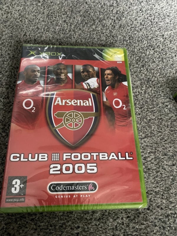 Xbox ARSENAL CLUB FOOTBALL 2005 PAL Brand New
