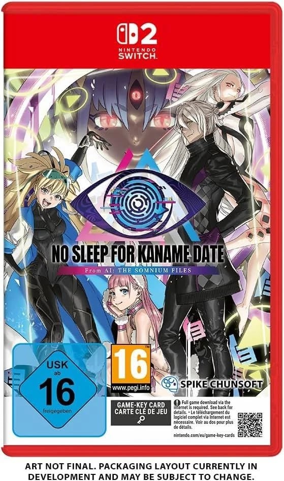 NO SLEEP FOR KANAME DATE FROM AI THE SOMNIUM FILES SWITCH 2 GAME (AIBA EDITION) Brand New
