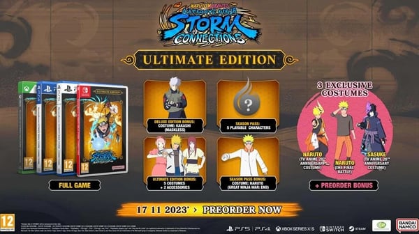 Naruto X Boruto: Ultimate Ninja Storm Connections Ultimat (Sony Playstation 5) Brand New