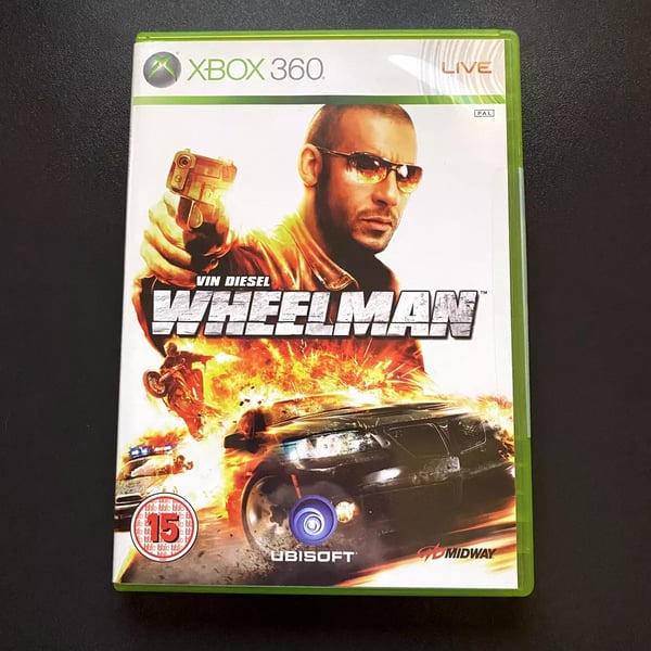 Vin Diesel Wheelman for Xbox 360 Brand New