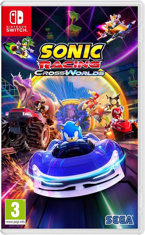 Sonic Racing CrossWorlds Nintendo Switch + Dlc Brand New