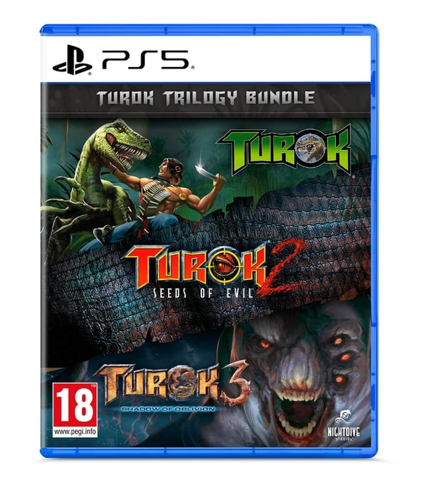 Turok Trilogy Bundle PS5 (Sony Playstation 5) (PRESALE 31/10/2025) Brand New Turok Trilogy Bundle PS5 (Sony Playstation 5) (PRESALE 31/10/2025) Brand New