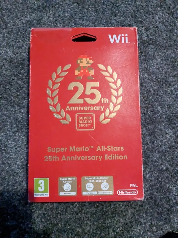 Super Mario All Stars 25th Anniversary Wii Original Complete Brand New