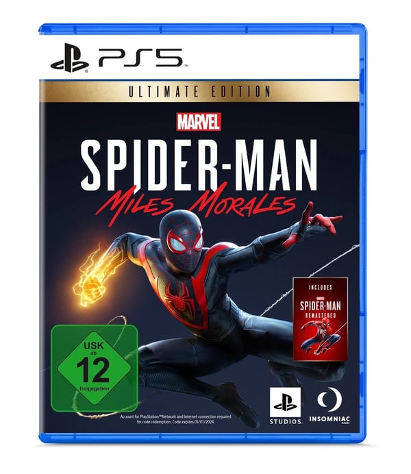 Marvel's SpiderMan: Miles Morales Ultimate Edition inkl S (Sony Playstation 4) Brand New