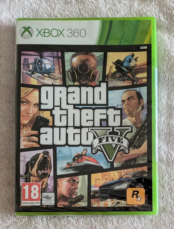 GRAND THEFT AUTO V XBOX 360 PAL ORIGINAL GTA 5 Brand New