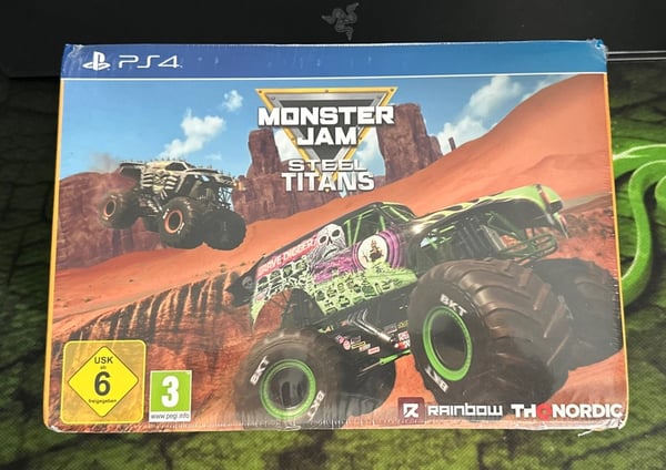MONSTER JAM STEEL TITANS COLLECTORS EDITION PS4 GAME Brand New