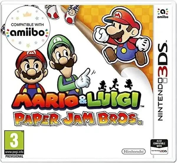 Mario & Luigi: Paper Jam Bros (Nintendo 3DS & 2DS) Brand New
