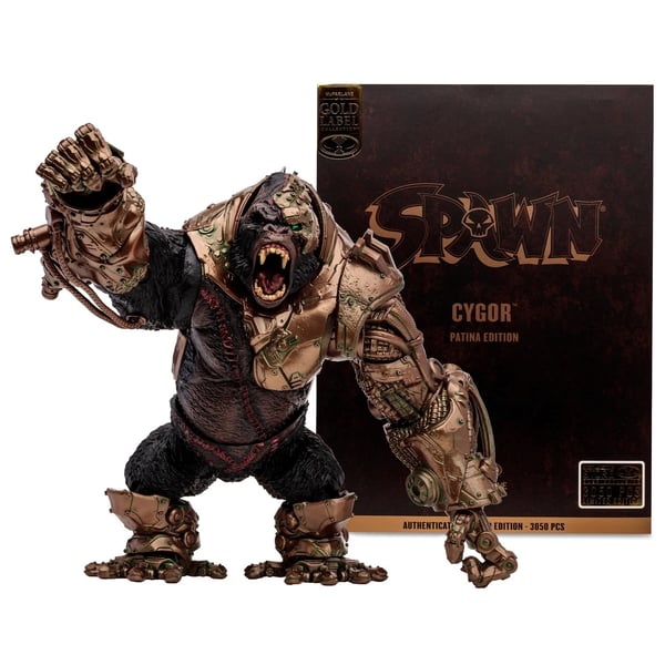 McFarlane Spawn Cygor Megafig 11" Patina Ed Gold Label Action Figure MCF90183 Brand New McFarlane Spawn Cygor Megafig 11" Patina Ed Gold Label Action Figure MCF90183 Brand New