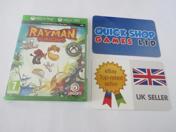 Rayman Origins (Microsoft Xbox 360 + Xbox one) Brand New