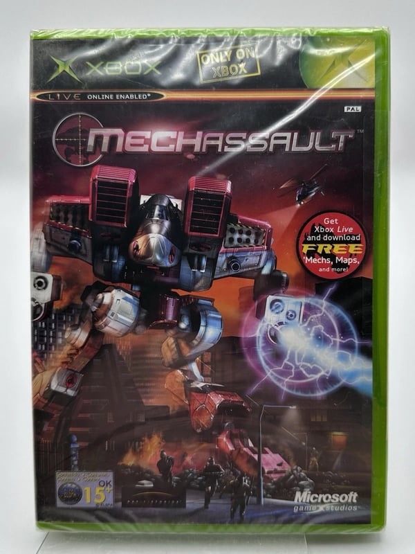 Xbox MechAssault Pal Brand New