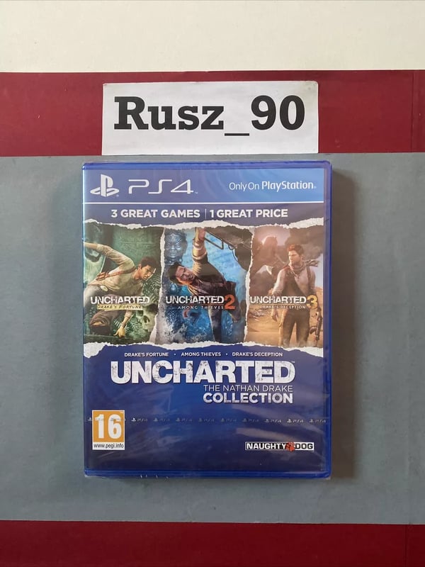 Uncharted PS4 The Nathan Drake Collection PEGI 16 PAL Brand New