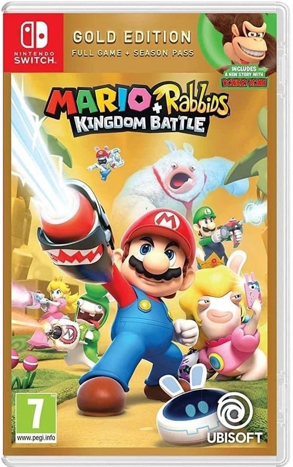Mario Plus Rabbids Kingdom Battle Gold Edition (Nintendo Switch) Brand New