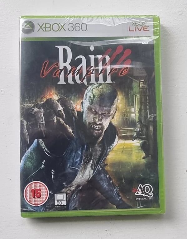 Vampire Rain (Microsoft Xbox 360 2007) PAL XBOX seal Brand New
