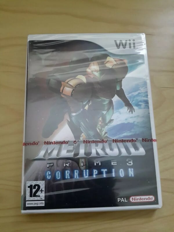 Nintendo Wii Metroid Prime 3 : Corruption UK PAL NINTENDO RED STRIP Brand New