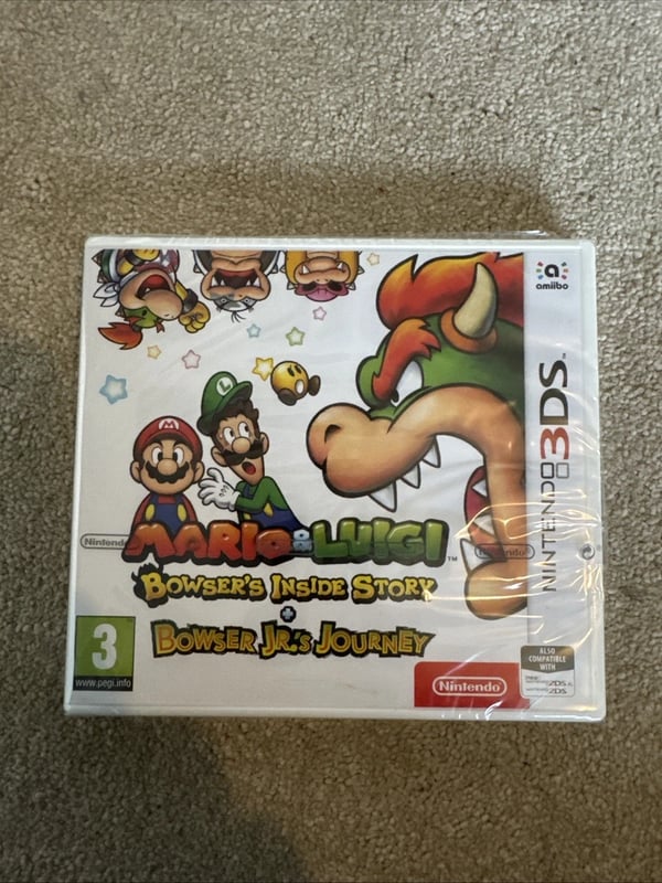 Mario & Luigi: Bowser's Inside Story and Bowser Jr's Journey Nintendo 3DS Brand New